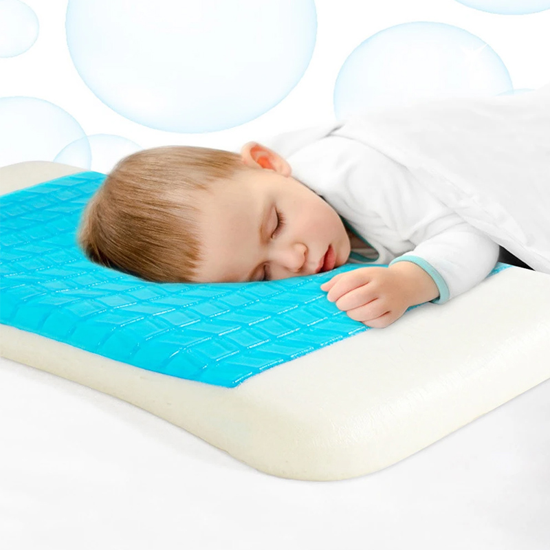 Bantal Busa Memori Inti Perlindungan Leher Tunggal Bantal Gel Kupu-kupu Anak