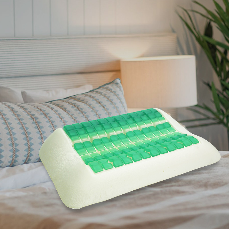 Bantalan Bantal Tinggi dan Rendah Gel Serat Poliester