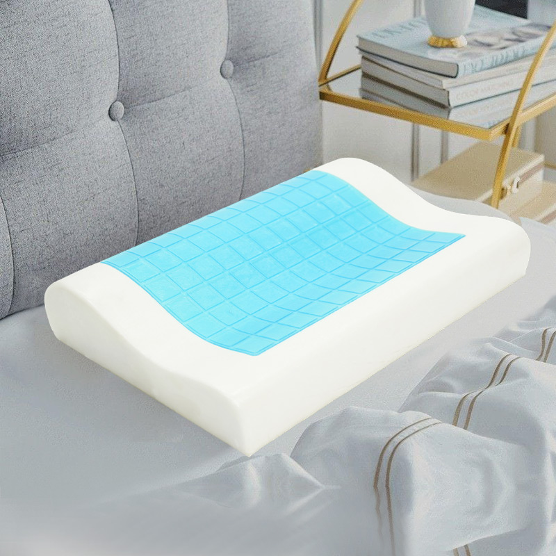 Bantal Gel Leher Gelombang Besar Nyaman Berbentuk B