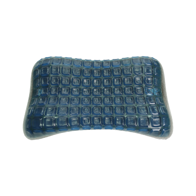 Bantal Gel Busa Memori Ortopedi biru tua